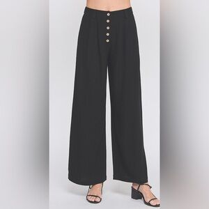 Soft Linen Palazzo Pants